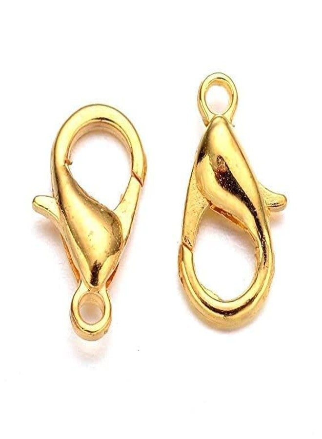 SURAKO COLLECTIONS Jewellery Making Lobster Clasps Claw Hooks for Necklace and Bracelet/Findings Fasteners -Pack of 50 (Gold) - Image 5